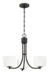 Craftmade Clarendon 3 Light Chandelier in Aged Bronze Brushed Finish Model: 43523-ABZ