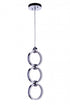 Craftmade Context 3 Light LED Pendant in Chrome Model: 59393-CH-LED