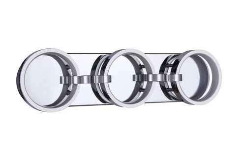 Craftmade Context 3 Light LED Vanity in Chrome Model: 59303-CH-LED