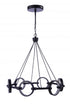 Craftmade Context 6 Light LED Chandelier in Chrome Model: 59326-CH-LED