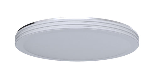 Craftmade Decorative Ventilation Trim Round BNK Frame with White Acrylic Lens in Brushed Polished Nickel Finish Model: XV1910-BNK
