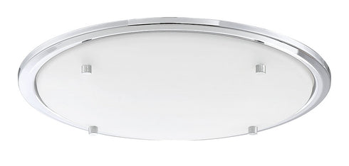Craftmade Decorative Ventilation Trim Round White Frosted Convex Glass with CH Hardware in Chrome Finish Model: XV1113-CH