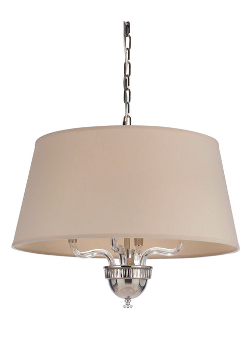 Craftmade Deran - Gallery 4 Light Pendant in Polished Nickel Finish Model: 48094-PLN