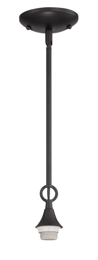 Craftmade Design-A-Fixture Design A Fixture 1 Light Mini Pendant Hardware in Matte Black Model: CP1MP-MBK