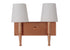 Craftmade Ella 2 Light Vanity in Satin Brass Finish Model: 44602-SB