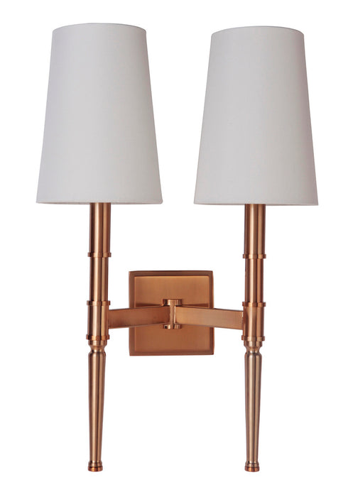 Craftmade Ella 2 Light Wall Sconce in Polished Nickel Finish Model: 44662-PLN