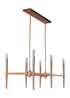 Craftmade Ella 6 Light Chandelier in Polished Nickel Finish Model: 44626-PLN