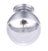 Craftmade Evie 1 Light Outdoor Flush Mount in Satin Aluminum Model: ZA3417-SA