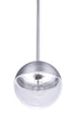 Craftmade Evie 1 Light Outdoor Pendant in Satin Aluminum Model: ZA3411-SA