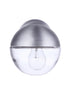 Craftmade Evie 1 Light Small Outdoor Wall Lantern in Satin Aluminum Model: ZA3404-SA
