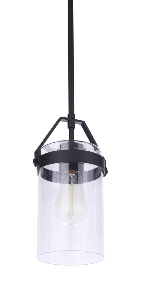 Craftmade Franklin 1 Light Outdoor Pendant in Midnight Model: ZA3311-MN