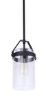 Craftmade Franklin 1 Light Outdoor Pendant in Midnight Model: ZA3311-MN