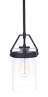 Craftmade Franklin 1 Light Outdoor Pendant in Midnight Model: ZA3311-MN