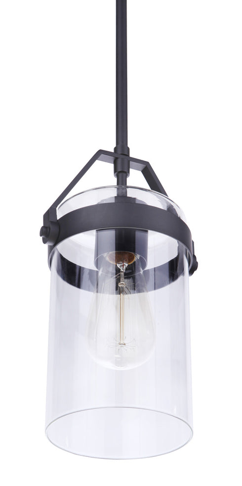Craftmade Franklin 1 Light Outdoor Pendant in Midnight Model: ZA3311-MN