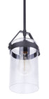 Craftmade Franklin 1 Light Outdoor Pendant in Midnight Model: ZA3311-MN