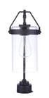 Craftmade Franklin 1 Light Outdoor Post Mount in Midnight Model: ZA3315-MN