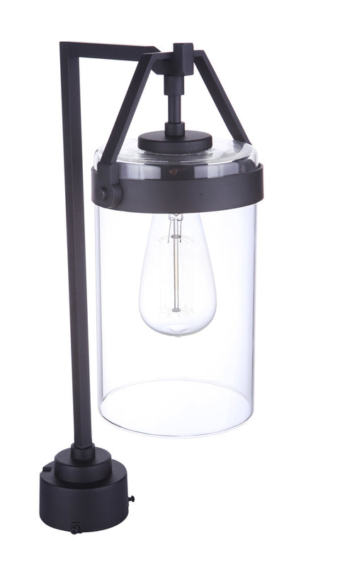 Craftmade Franklin 1 Light Outdoor Post Mount in Midnight Model: ZA3315-MN