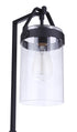 Craftmade Franklin 1 Light Outdoor Post Mount in Midnight Model: ZA3315-MN