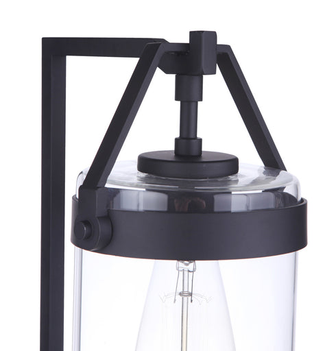 Craftmade Franklin 1 Light Outdoor Post Mount in Midnight Model: ZA3315-MN