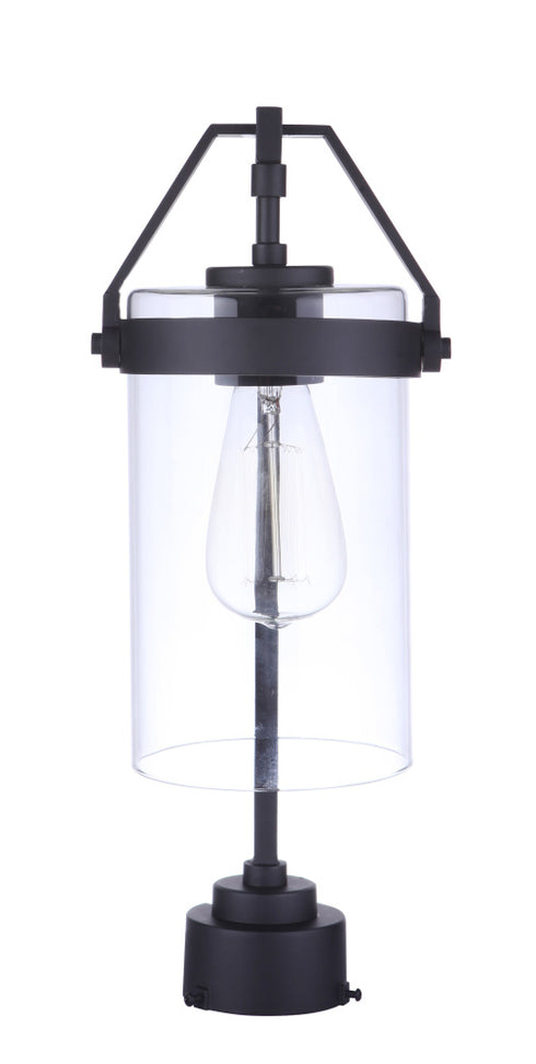 Craftmade Franklin 1 Light Outdoor Post Mount in Midnight Model: ZA3315-MN