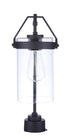 Craftmade Franklin 1 Light Outdoor Post Mount in Midnight Model: ZA3315-MN