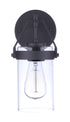 Craftmade Franklin 1 Light Small Outdoor Wall Lantern in Midnight Model: ZA3304-MN