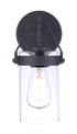 Craftmade Franklin 1 Light Small Outdoor Wall Lantern in Midnight Model: ZA3304-MN