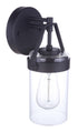 Craftmade Franklin 1 Light Small Outdoor Wall Lantern in Midnight Model: ZA3304-MN