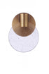 Craftmade Glisten 1 Light LED Wall Sconce in Brushed Polished Nickel Model: 15106BNK-LED