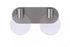 Craftmade Glisten 2 Light LED Vanity in Brushed Polished Nickel Model: 15114BNK-LED