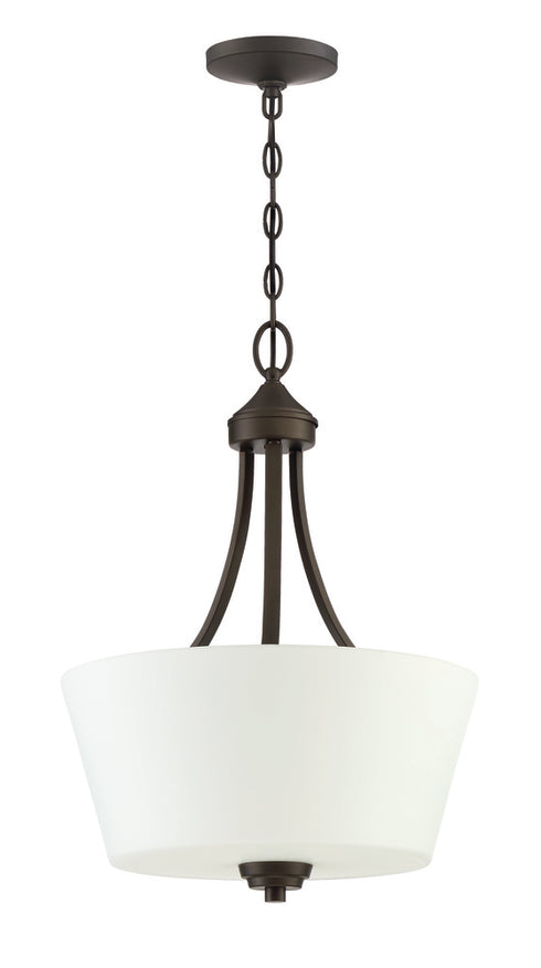Craftmade Grace 3 Light Inverted Pendant in Espresso Finish Model: 41943-ESP