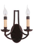 Craftmade Hayden 2 Light Wall Sconce in Oil Bronze Gilded Model: 40062-OBG