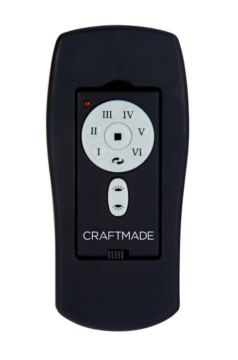 Craftmade IDC Remote Control 6 Speed Up light & Reverse in Flat Black Finish Model: IDC-REMOTE