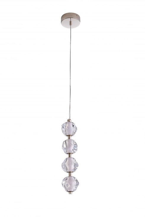 Craftmade Jackie 4 Light LED Pendant in Polished Nickel Model: 59490-PLN-LED