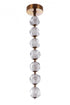 Craftmade Jackie 7 Light LED Pendant in Polished Nickel Model: 59491-PLN-LED