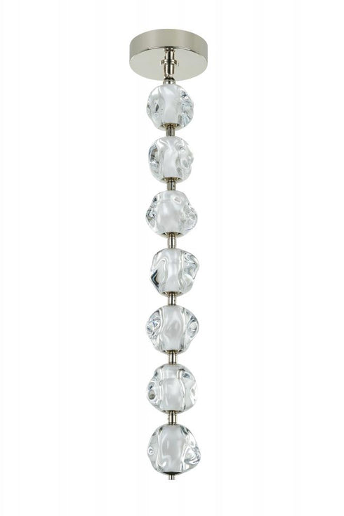 Craftmade Jackie 7 Light LED Pendant in Polished Nickel Model: 59491-PLN-LED