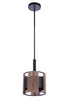 Craftmade Kensey 1 Light Mini Pendant in Flat Black Model: 59091-FB