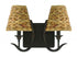 Craftmade Kokomo 2 Light Wall Sconce in Aged Bronze Brushed Model: 58362-ABZ