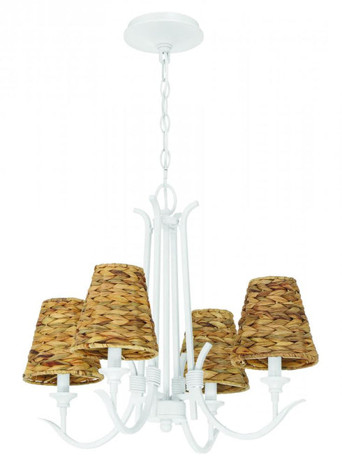 Craftmade Kokomo 4 Light Chandelier in Aged Bronze Brushed Model: 58324-ABZ