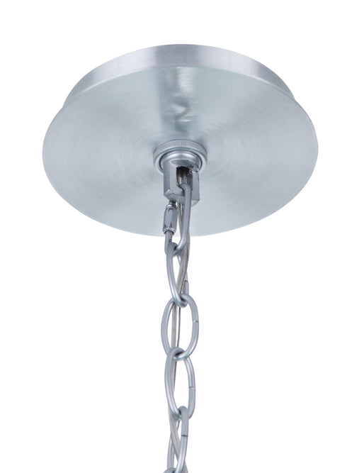 Craftmade Laclede 1 Light Large Outdoor Pendant in Satin Aluminum Model: ZA3821-SA