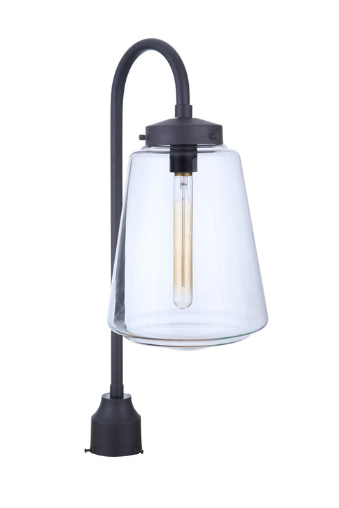 Craftmade Laclede 1 Light Large Outdoor Post Mount in Midnight Model: ZA3825-MN