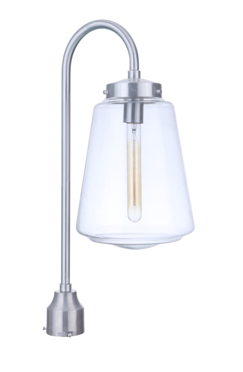 Craftmade Laclede 1 Light Large Outdoor Post Mount in Midnight Model: ZA3825-MN