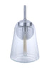 Craftmade Laclede 1 Light Large Outdoor Wall Lantern in Satin Aluminum Model: ZA3824-SA