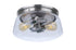 Craftmade Laclede 2 Light Outdoor Flushmount in Satin Aluminum Model: ZA3837-SA