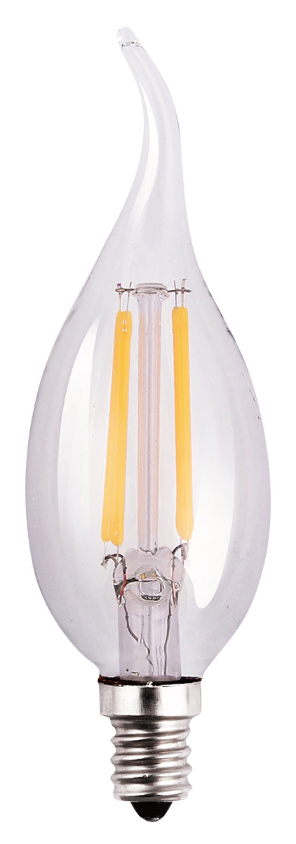 Craftmade LED Filament Bulb 2CC LED in Clear Finish Model: 9625