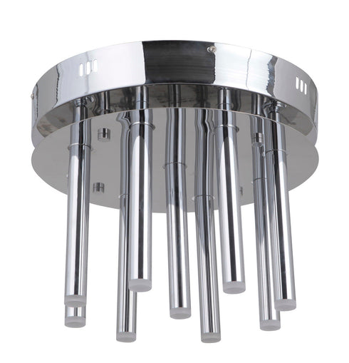 Craftmade Lexi 9 Light LED Flushmount in Chrome Finish Model: 47589-CH-LED