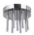 Craftmade Lexi 9 Light LED Flushmount in Chrome Finish Model: 47589-CH-LED