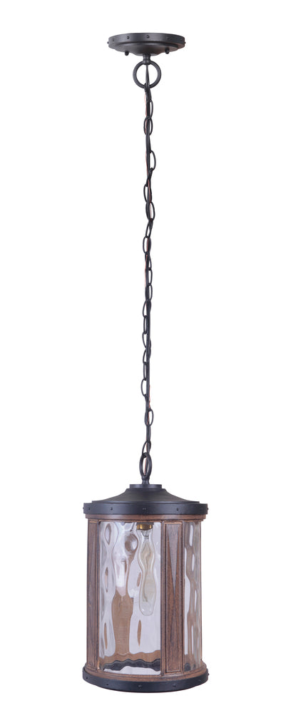Craftmade Madera 1 Light Large Pendant in Brushed Aluminum Finish Model: Z2721-TBWB