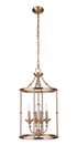 Craftmade Marlowe 4 Light Foyer in Satin Brass Model: 53734-SB