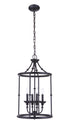 Craftmade Marlowe 4 Light Foyer in Satin Brass Model: 53734-SB